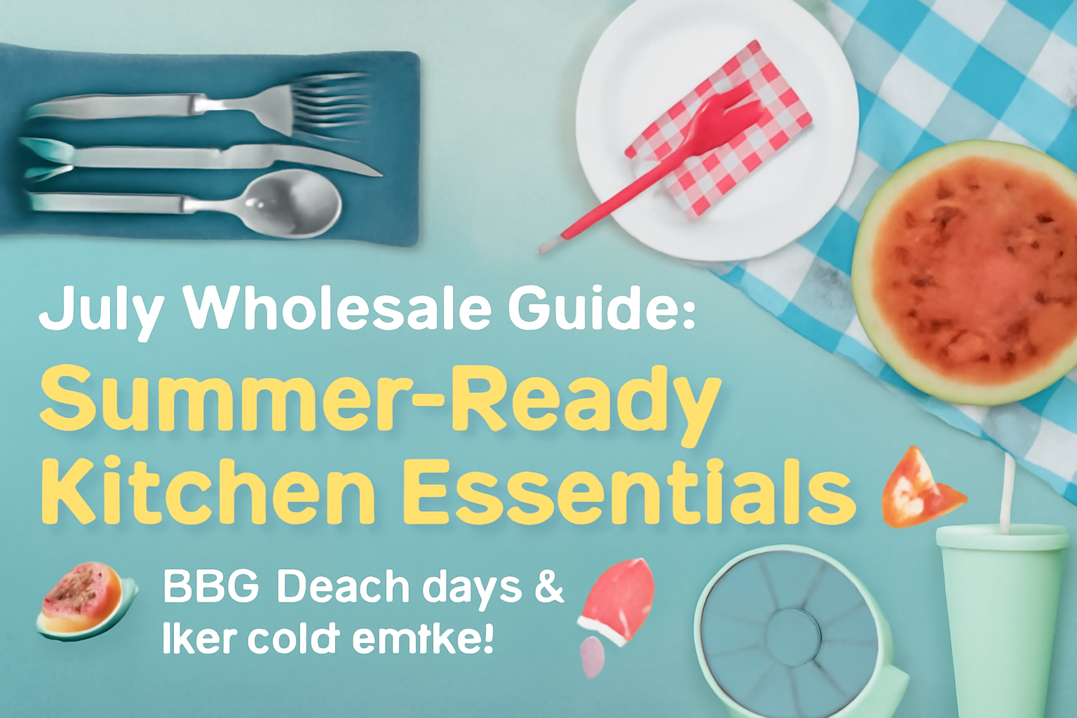 🔥 July Wholesale Guide: Summer-Ready Kitchen Essentials for Your Storefront!