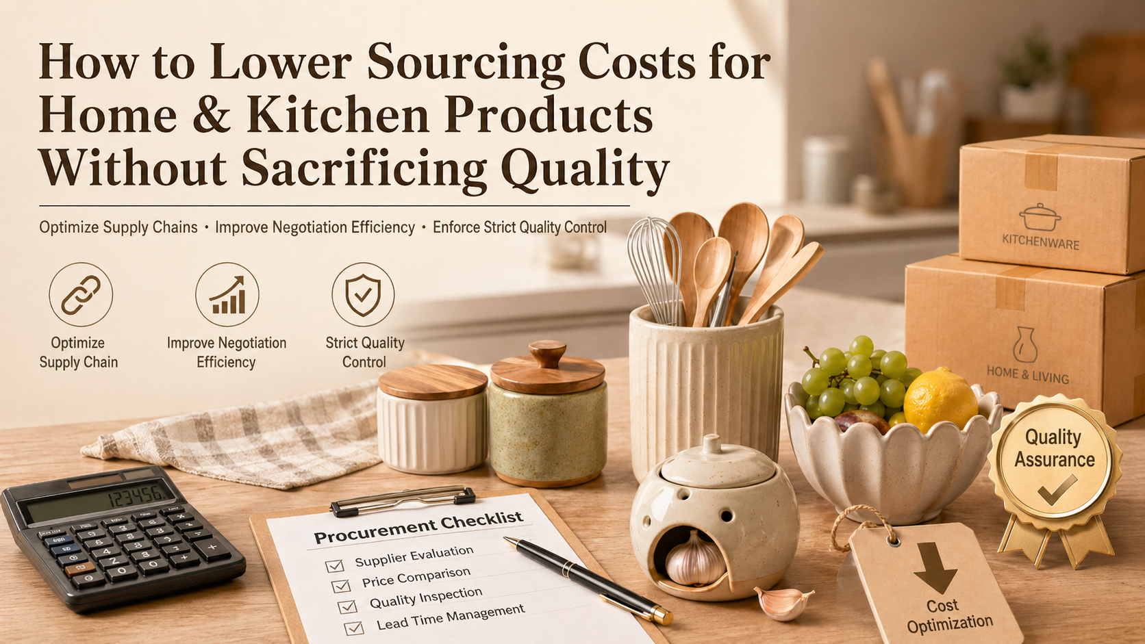 How to Reduce Procurement Costs for Home & Kitchen Products Without Sacrificing Quality