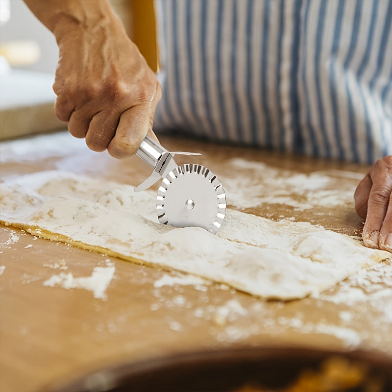 Wholesale gogosourcing Wavy Edge Pizza Cutter with DDP shipping and customization