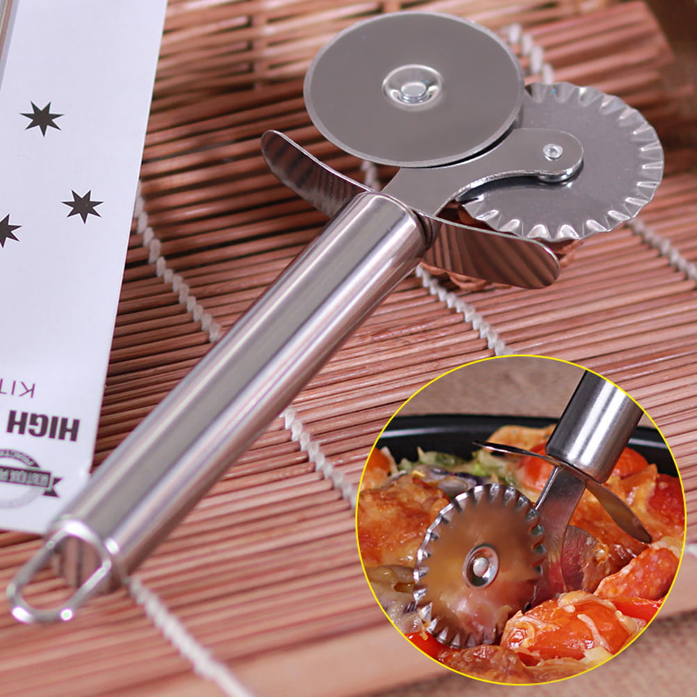 Wholesale gogosourcing Double-edged Pizza Cutter with DDP shipping and customization