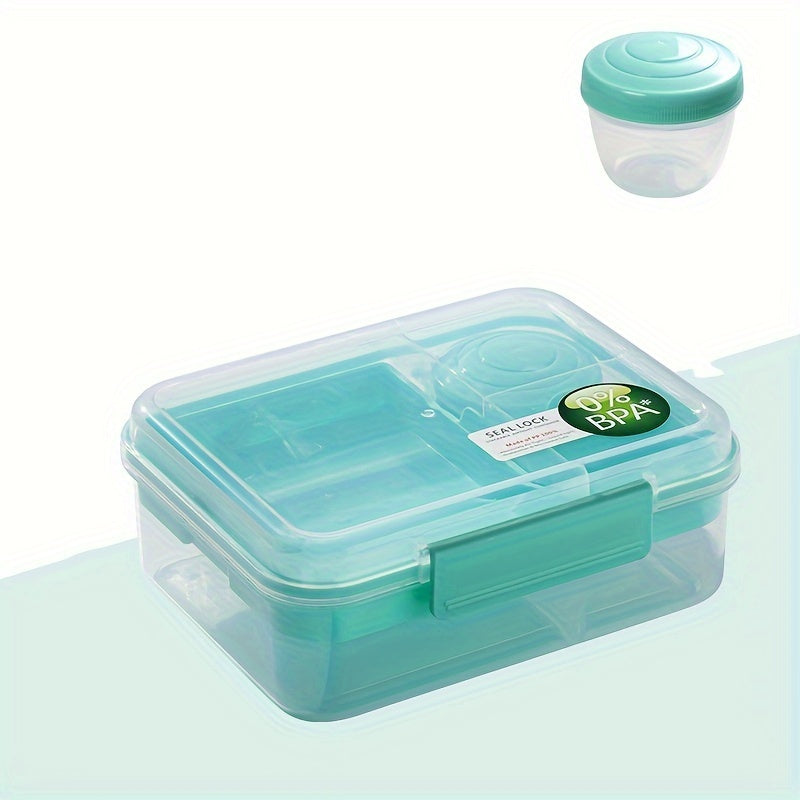 Wholesale gogosourcing Large-capacity Portable Bento Box With Lid, Double-layer Divided Meal Box with DDP shipping and customization