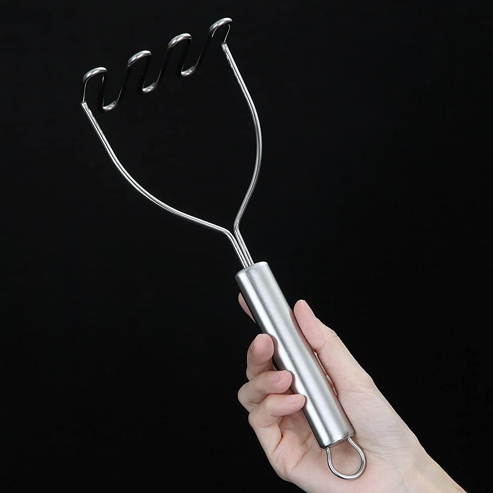 Wholesale gogosourcing Stainless Steel Wave Shape Potato Masher with DDP shipping and customization