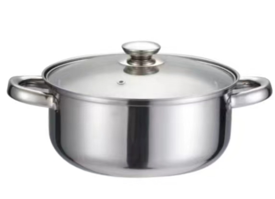 Wholesale gogosourcing 8.7'' Stainless Steel Soup Pot Noodle Pot Mini Stockpot Oven Pans Kitchen Baking Pan Milk Pan Small Korean Cookware with DDP shipping and customization
