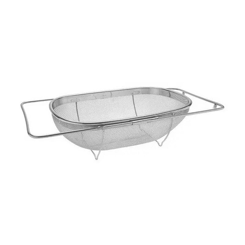 Wholesale gogosourcing Over the Sink Colander Strainer Basket Stainless Steel Fine Mesh with Expandable Anti-Slip Handles, Strain, Drain, Rinse Fruits, Vegetables, Expandable Home Kitchen Essentials with DDP shipping and customization