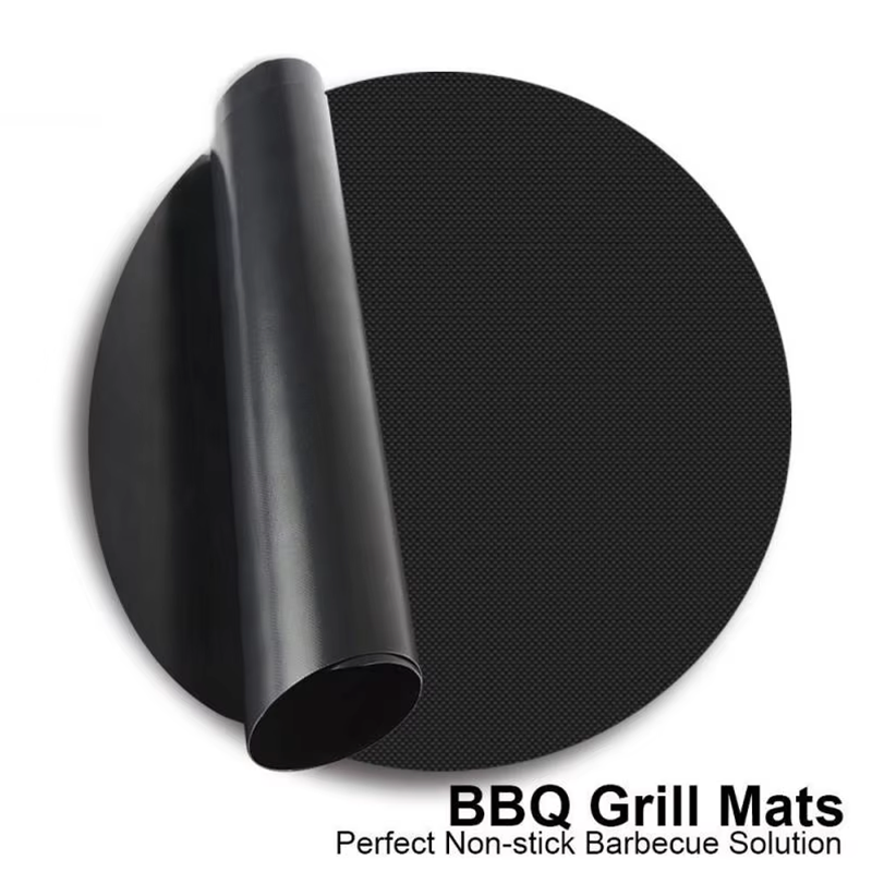 Wholesale gogosourcing 800 PCS Round grill mat Baking mat Reusable baking tray Cooking oil mat with DDP shipping and customization