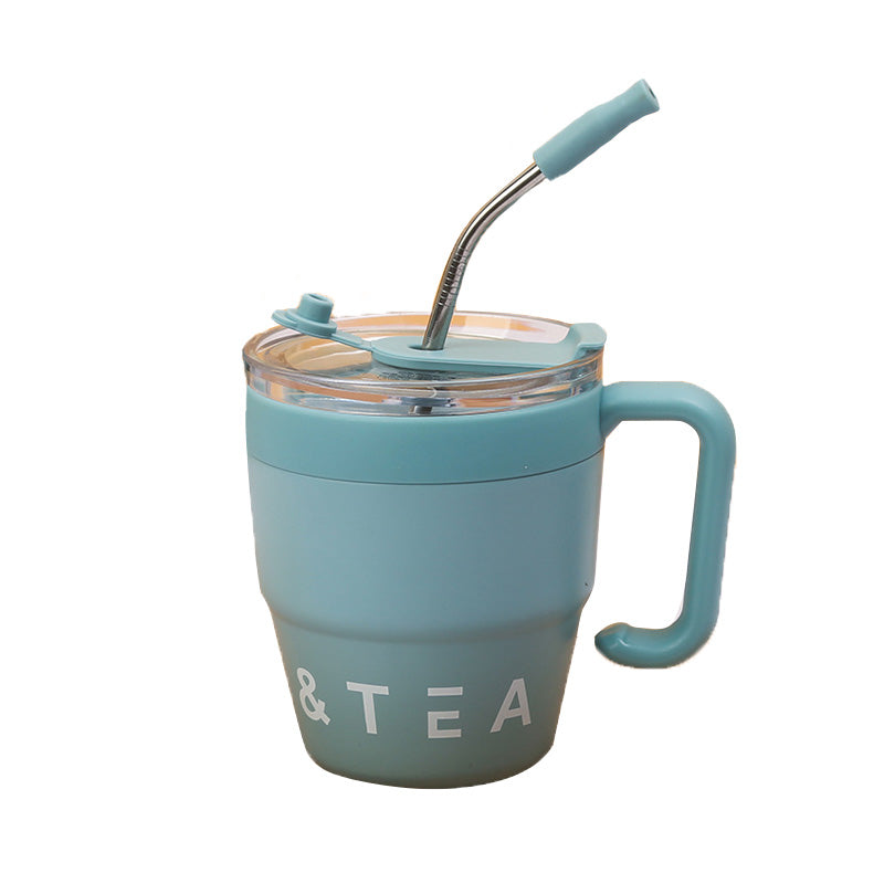 Wholesale gogosourcing Insulated Tumbler with Handle 16 oz Stainless Steel Double Wall Vacuum Tumbler Cups Travel Coffee Mug with Lid and Straw with DDP shipping and customization