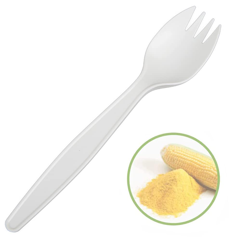 Wholesale gogosourcing 50PCS Disposable 155mm PSM Spork with DDP shipping and customization