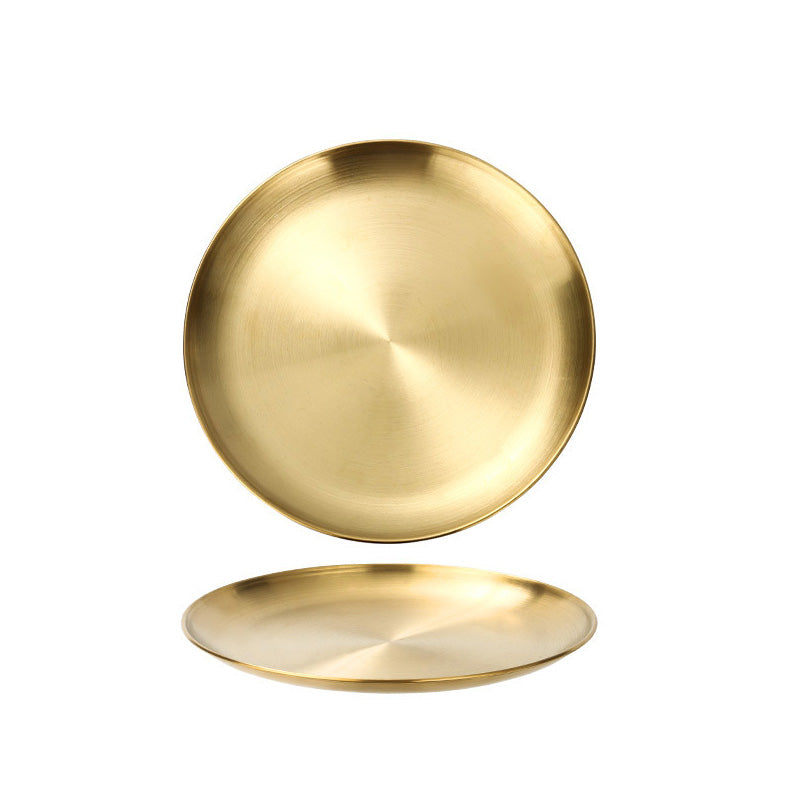 Wholesale gogosourcing Stainless Steel Plates, 304 Stainless Steel Dishes Dinner Dishes, Serving Flat Plate for Kitchen, Outdoor Camping, & Restaurants,Dishwasher-Safe with DDP shipping and customization