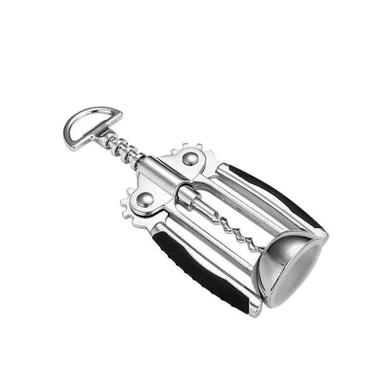 Wholesale gogosourcing Corkscrew Wine Opener/Premium, Multi-functional, Restaurant Professional Waiter and Bartenders Best Wine Bottle Opener, The Wing Corkscrew Double Hinged Wine Opener with DDP shipping and customization