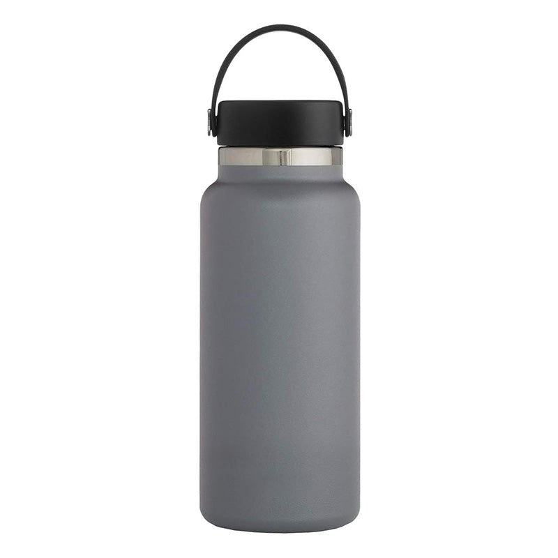 Wholesale gogosourcing 32OZ Flask Stainless Steel Wide Mouth Water Bottle with Flex Cap and Double-Wall Vacuum Insulation with DDP shipping and customization