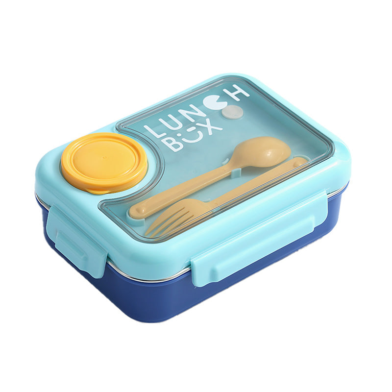 Wholesale gogosourcing 2-Compartment Bento Lunch Box, Stainless Steel Sealed and Insulated Lunch Box Leak‑Proof Fall Resistant Cute Cartoon with DDP shipping and customization