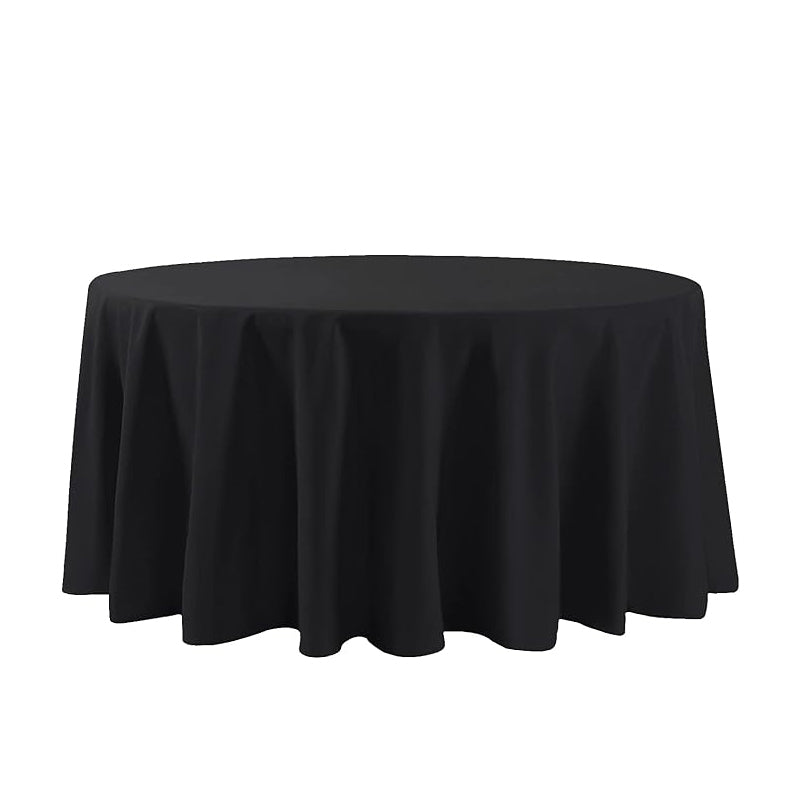 Wholesale gogosourcing Round Tablecloths Stain Resistant and Washable Table Clothes, Polyester Fabric Table Covers with DDP shipping and customization