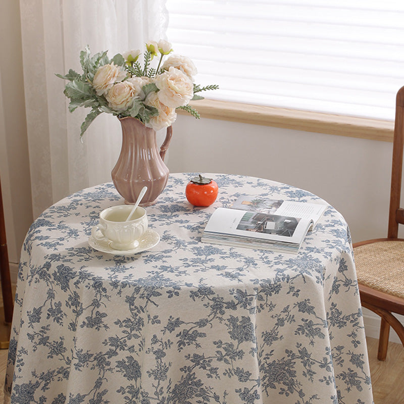 Wholesale gogosourcing Pastoral Tablecloth Round 60 Inch, Washable Table for Restaurant, Picnic, Indoor and Outdoor Dining with DDP shipping and customization