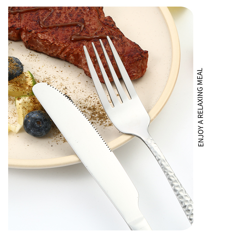 Wholesale gogosourcing Silverware Set Flatware Set 24 Piece Premium Stainless steel Flatware Set Serve For 6 Mirror Polished outdoors banquet Utensil with DDP shipping and customization