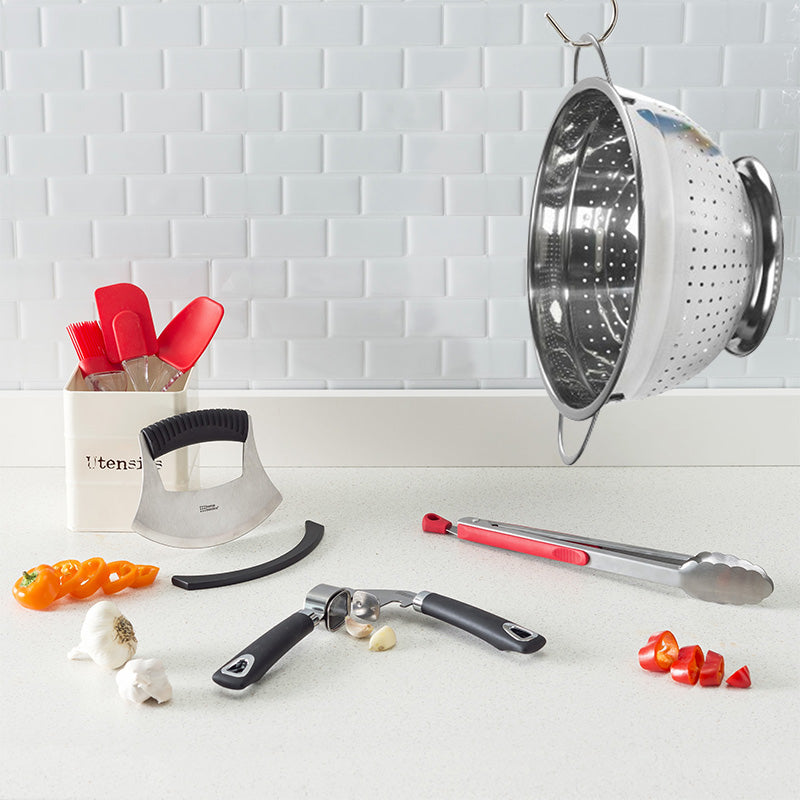 Wholesale gogosourcing 1.5QT, 3QT, 5QT, 6Qt Colander, Stainless Steel Mesh Strainer for Kitchen, Food Sieve with Riveted Handles and Self-draining Solid Ring Base, Great for Pasta, Rice, Vegetables and Fruits with DDP shipping and customization