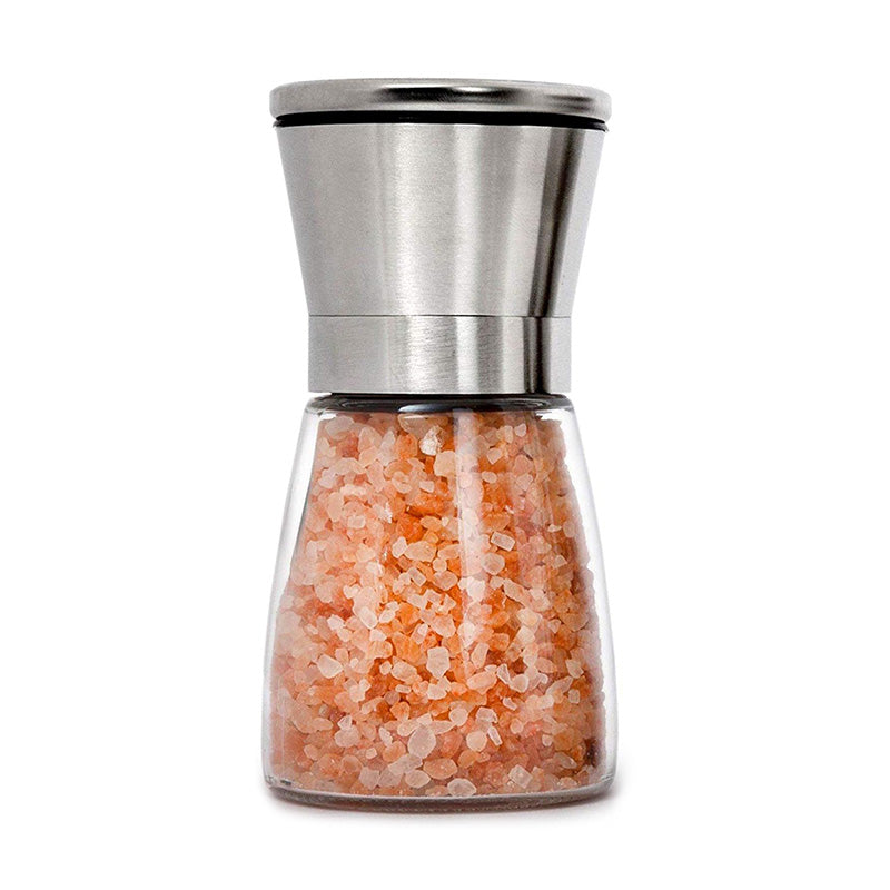 Wholesale gogosourcing Stainless Steel Salt and Pepper Grinder Short Size Adjustable Coarseness 2.6*5.3inch with DDP shipping and customization