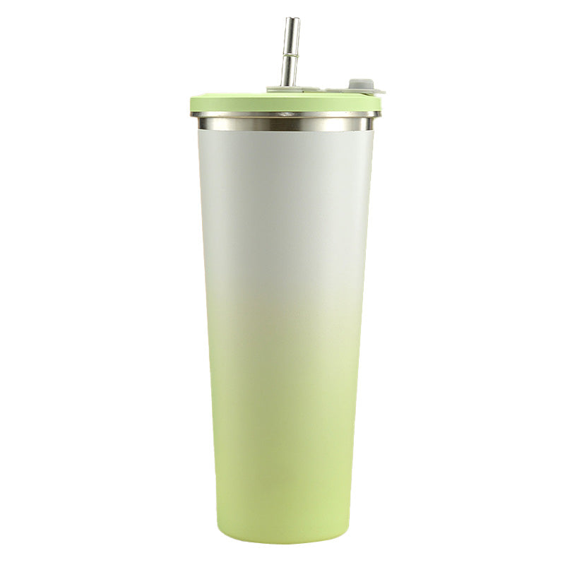 Wholesale gogosourcing wholesale Insulated Stainless Steel Tumbler 25oz Coffee Tumbler with Straw - Travel Coffee Mug With Lids Vacuum Insulated Tumblers Keep Hot and Cold with DDP shipping and customization
