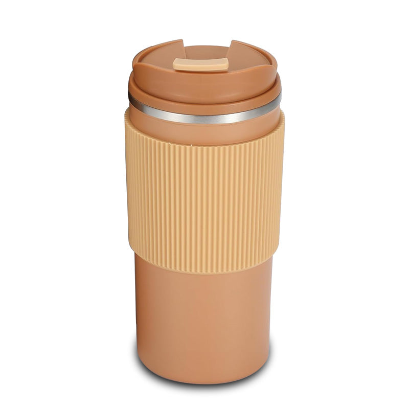 Wholesale gogosourcing 14 oz Travel Coffee Mug, Spill Proof with Lid and Straw, Vacuum Insulated Reusable Car Tumbler with DDP shipping and customization