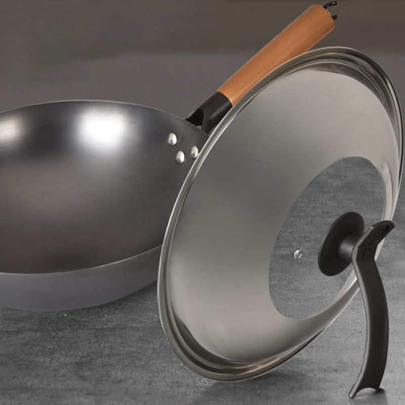 Wholesale gogosourcing 13.5" Woks and Stir Fry Pans, Traditional Chinese Japanese Woks with No Lid with DDP shipping and customization