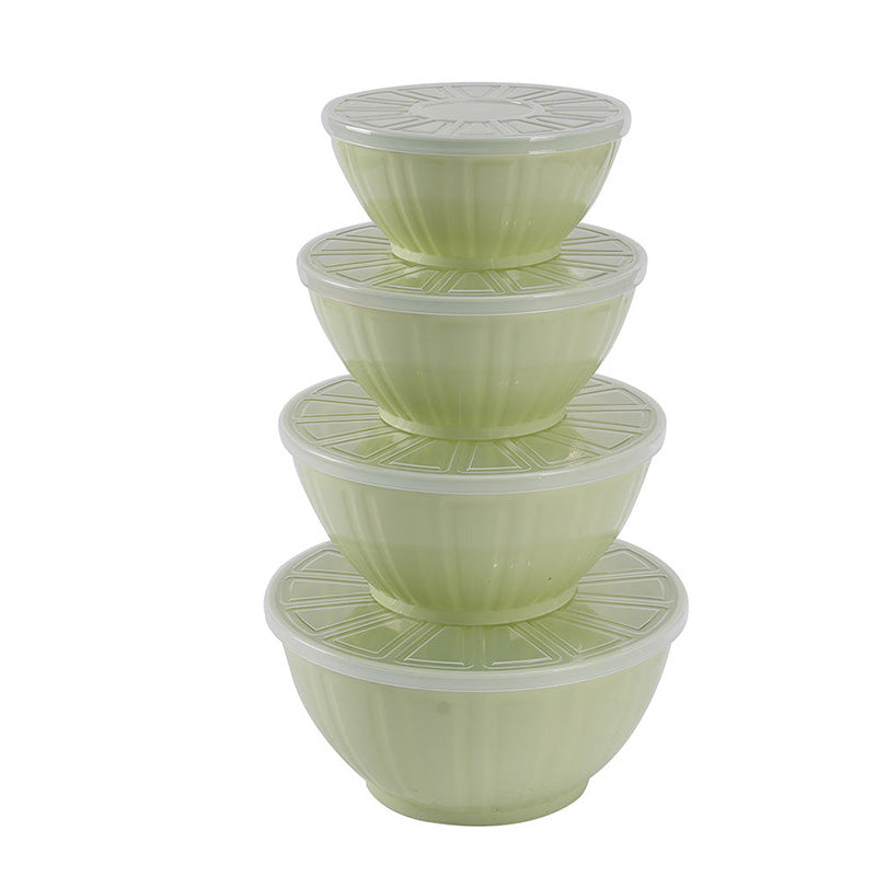 Wholesale gogosourcing Mixing Bowl with Airtight Lids, 4-piece Kitchen Salad Bowls Big Cooking Bowl, Microwave Oven Safe for Meal Prep,storage,Baking,Serving with DDP shipping and customization