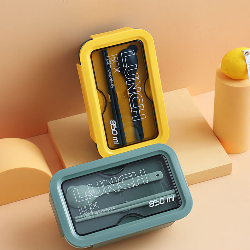 Wholesale gogosourcing Food Safe Lunch Containers Leakproof 2 Compartments Kids Bento School Lunch Boxes with Spoon Fork for On the Go Meal with DDP shipping and customization