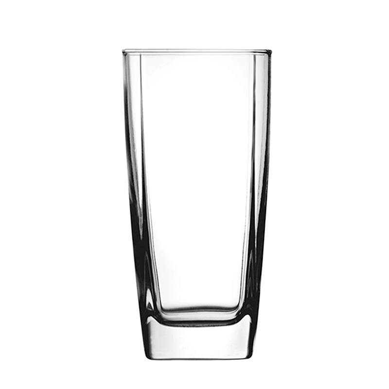 Wholesale gogosourcing Highball Glasses 8 oz Lead Free Crystal Clear Glass, Elegant Drinking Cups , Round Top, Square Bottom with DDP shipping and customization
