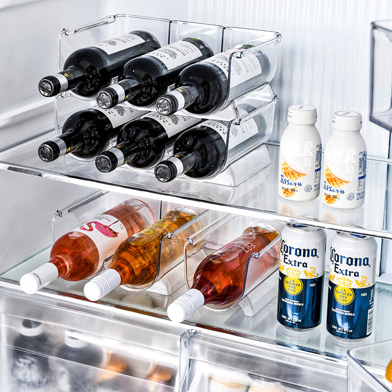 Wholesale gogosourcing Acrylic Wine Rack, Water Bottle Organizer, Tumbler Storage Organizer for Kitchen,Fridge,Cabinet with DDP shipping and customization