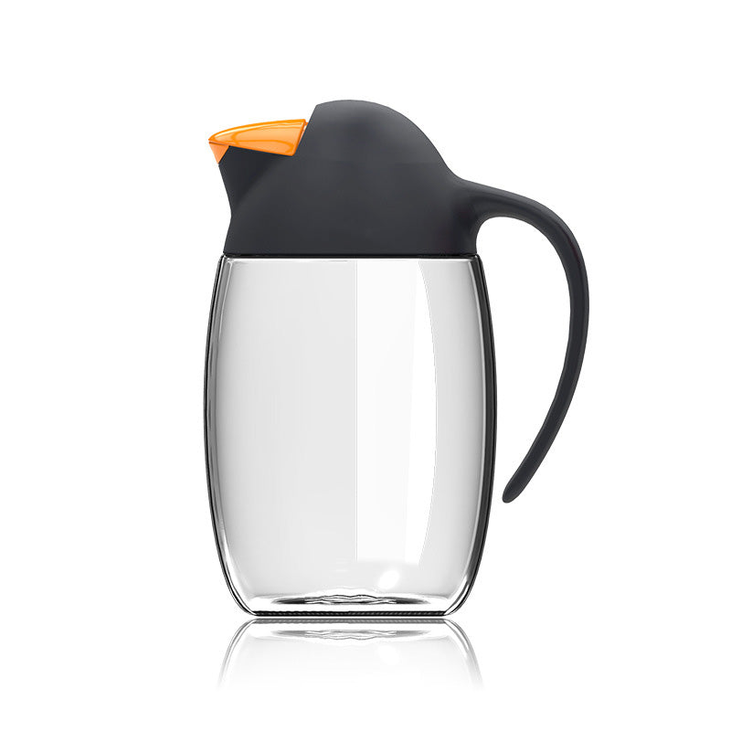 Wholesale gogosourcing Automatic Opening And Closing Oil Pot Seasoning Bottle Anti-drip Kitchen Household 620ml Oil Bottle with DDP shipping and customization