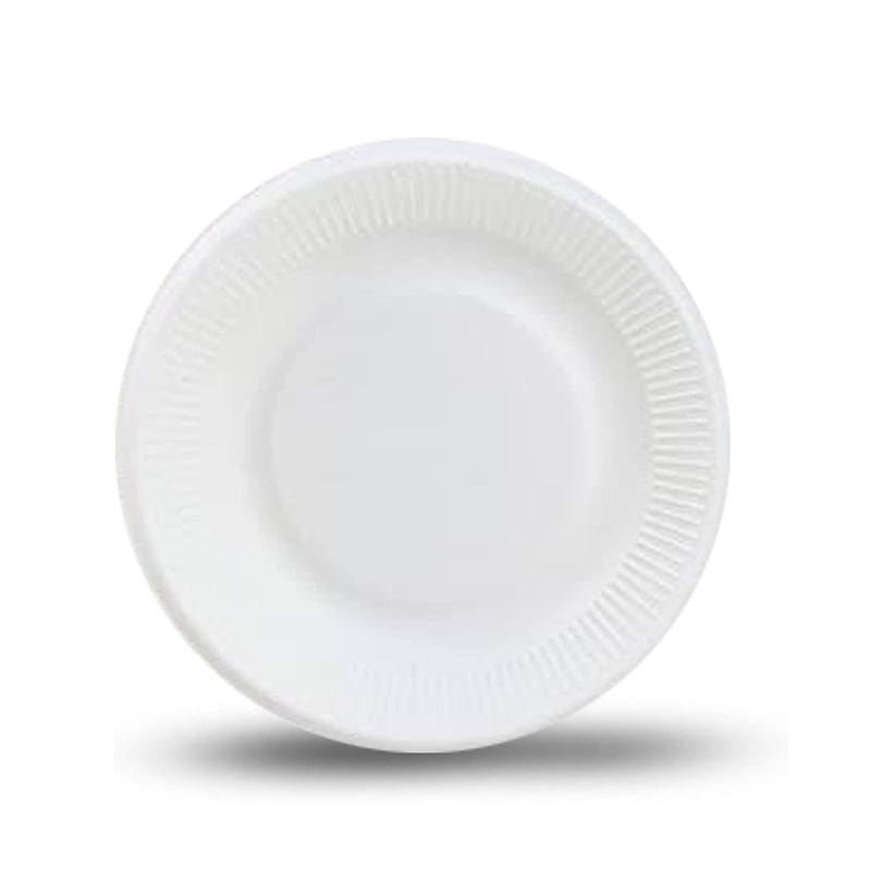 Wholesale gogosourcing 10PCS Compostable Paper Plates 8 Inches, Eco-Friendly & Natural Disposable Plates, Made of 100% Biodegradable Materials Eco Plates with DDP shipping and customization