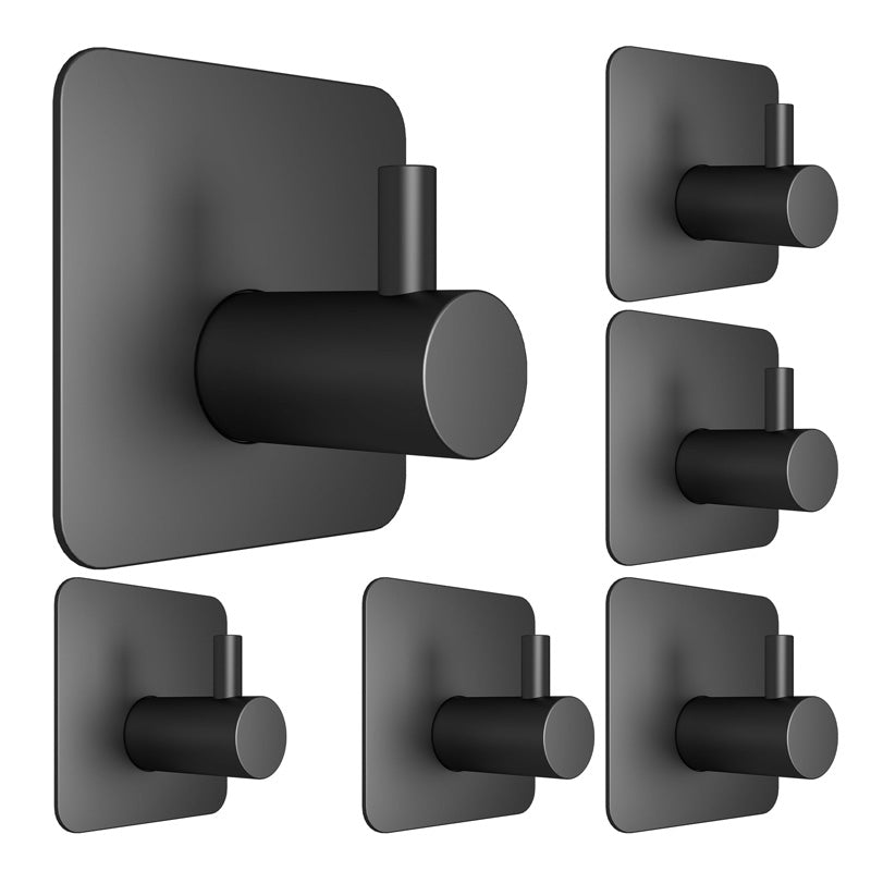 Wholesale gogosourcing Adhesive Wall Hooks for Hanging - Waterproof Shower Hooks, Heavy Duty Towel Hooks for Kitchens, and Offices (Black) with DDP shipping and customization