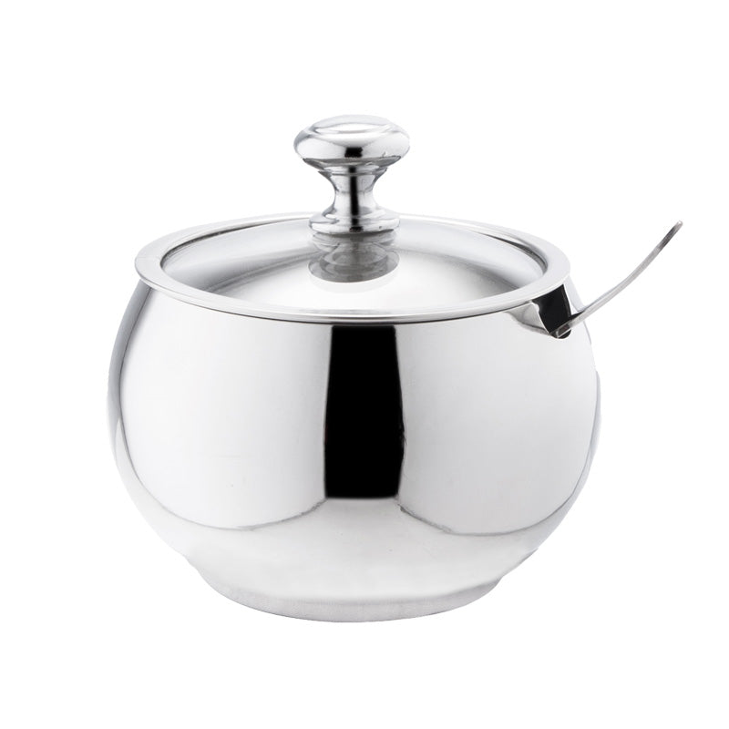 Wholesale gogosourcing Sugar Bowl, Sugar Bowl with Lid and Spoon, Sugar Container with Lid, for Salt, Coffee, Dishwasher Safe, Stainless Steel, 16 Oz with DDP shipping and customization