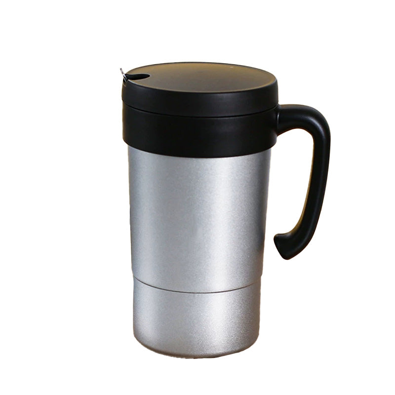 Wholesale gogosourcing 12 oz Insulated Coffee Mug Tumbler with Handle, Stainless Steel Travel Mug Tumbler with Lid Double Wall Vacuum Leak Proof Ice Coffee Thermal Cup with DDP shipping and customization