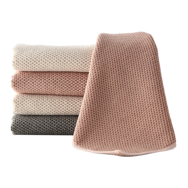 Wholesale gogosourcing 12'' x 12'' Corn Cleaning Rag Kitchen Dish Towel Micro Fiber Dish Towels Water Absorbent Towels with DDP shipping and customization