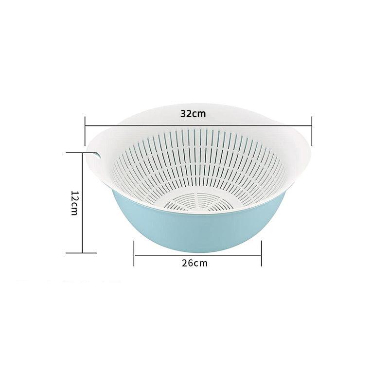 Wholesale gogosourcing 2-in-1 Multi-Purpose Kitchen Strainer Set, Double Layer Strainer Bowl, Plastic Pasta Strainer, Drain Strainer with DDP shipping and customization