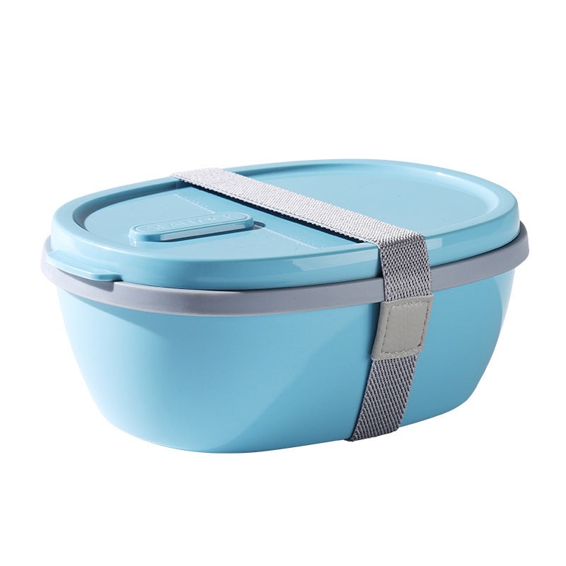 Wholesale gogosourcing BPA Free Salad Box with 2 Compartments for Food Storage, Plus a Detachable Mini Box with DDP shipping and customization