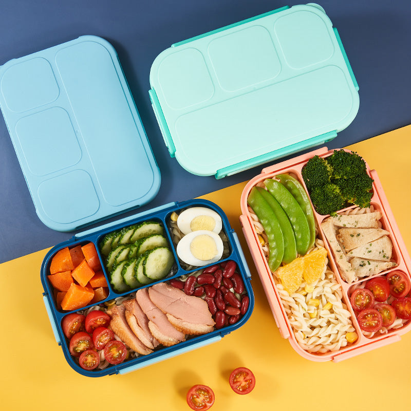 Wholesale gogosourcing 1000ML Bento lunch Box Adult Lunch Box with 4 Compartment , Lunch Box Containers with DDP shipping and customization