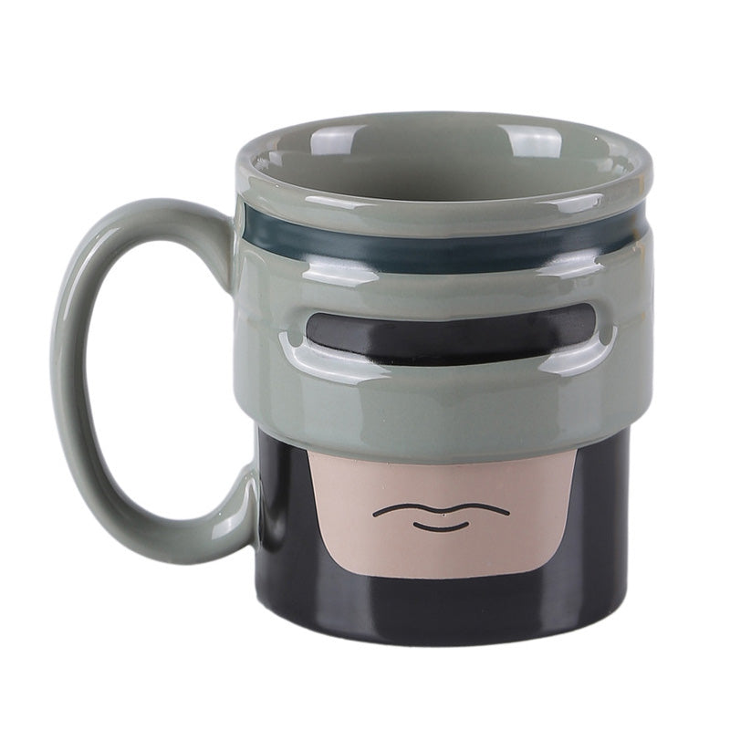 Wholesale gogosourcing Ceramic Coffee Mugs ，Creative Expression Design, Funny Ceramic Mugs with DDP shipping and customization