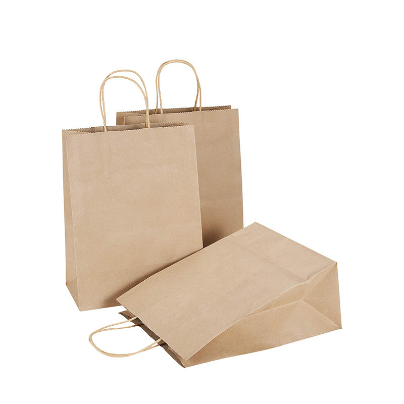 Wholesale gogosourcing Recyclable Paper Bag Gift Pack Hand-held Kraft Paper Bags Brown with DDP shipping and customization