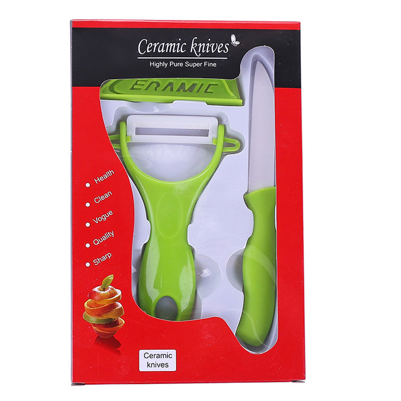 Wholesale gogosourcing Mini Ceramic Fruit Knife Set of Two with DDP shipping and customization