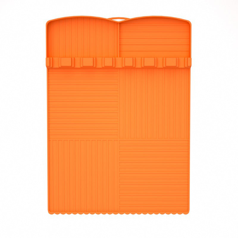 Wholesale gogosourcing Out Door Grill Silicone Side Rack MatGrill Pan Protector Mat with DDP shipping and customization