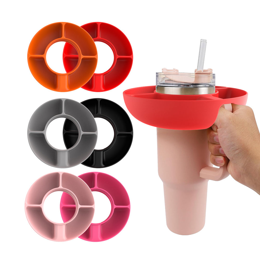 Wholesale gogosourcing Tumbler 40 oz Silicone Snack Bowl with Handle,  Reusable Snack Bowl,40oz cups Accessories with DDP shipping and customization