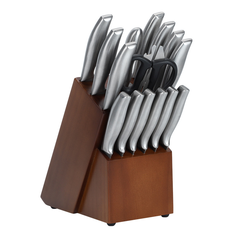 Wholesale gogosourcing 16-Piece Kitchen Knife Set 6 Set/ One Carton with DDP shipping and customization