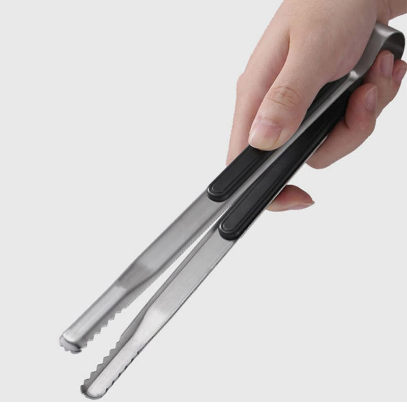 Wholesale gogosourcing Stainless Steel Kitchen Tongs Food Serving Tongs Small Barbecue Grill Tongs Long Non Stick Cooking Tongs with Non Slip Grip with DDP shipping and customization