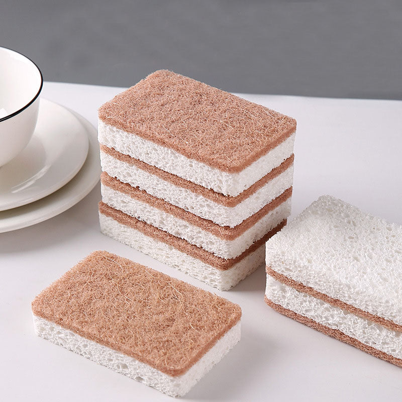 Wholesale gogosourcing 400 PCS Biodegradable Natural Kitchen Sponge, Compostable Scrubber Sponge, Eco Friendly Sponges for Dishes with DDP shipping and customization