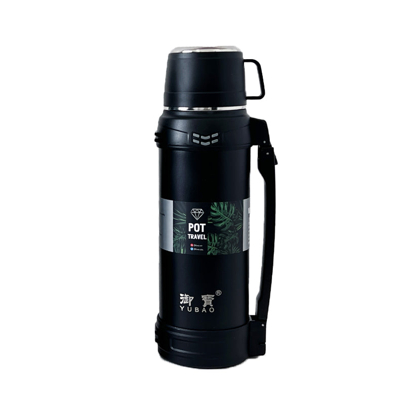 Wholesale gogosourcing 79oz Large Coffee Thermo for Travel, Insulated Stainless Steel Water Bottle with Cup and Handle, Water Jug for 24hr Hot and Cold Drinks with DDP shipping and customization