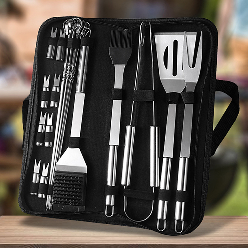 Wholesale gogosourcing 15PCS BBQ Grill Tool Set - Professional BBQ Accessories Set for Outdoor Cooking Camping Grilling Smoking with DDP shipping and customization