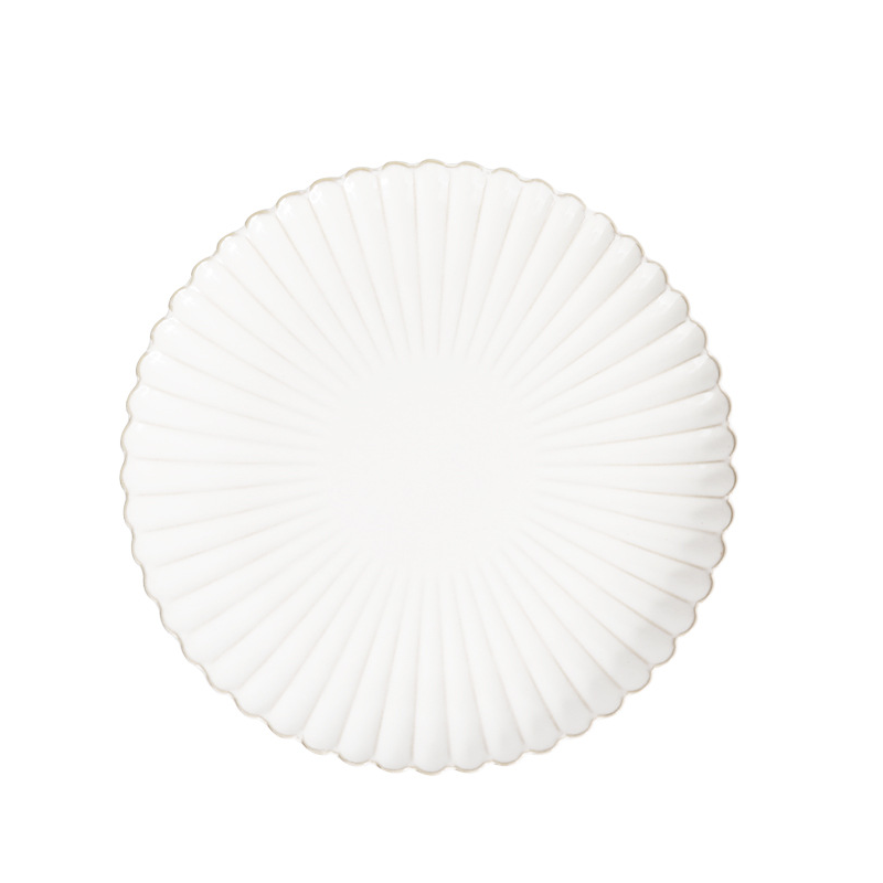 Wholesale gogosourcing 9.5‘’ Transmutation Glaze Porcelain Soup Plates, Chrysanthemum Series, Microwave and Oven Safe with DDP shipping and customization