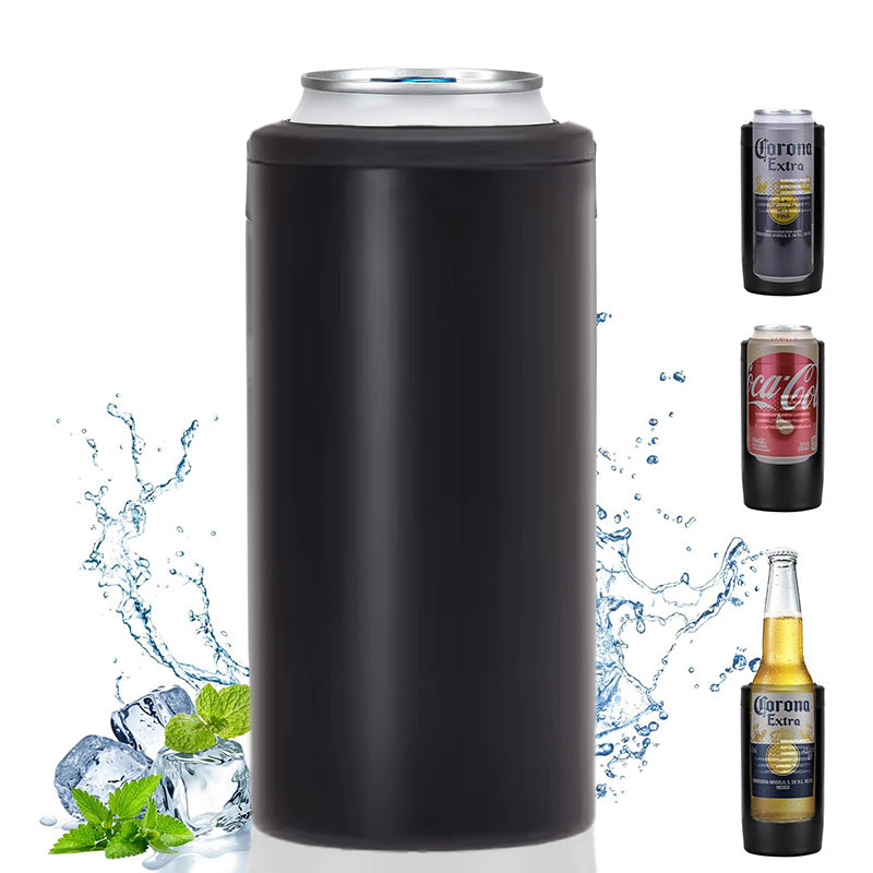 Wholesale gogosourcing Can Cooler  Can Cooler insulated 3-in-1 Stainless Steel Beer Can Cooler universal with DDP shipping and customization