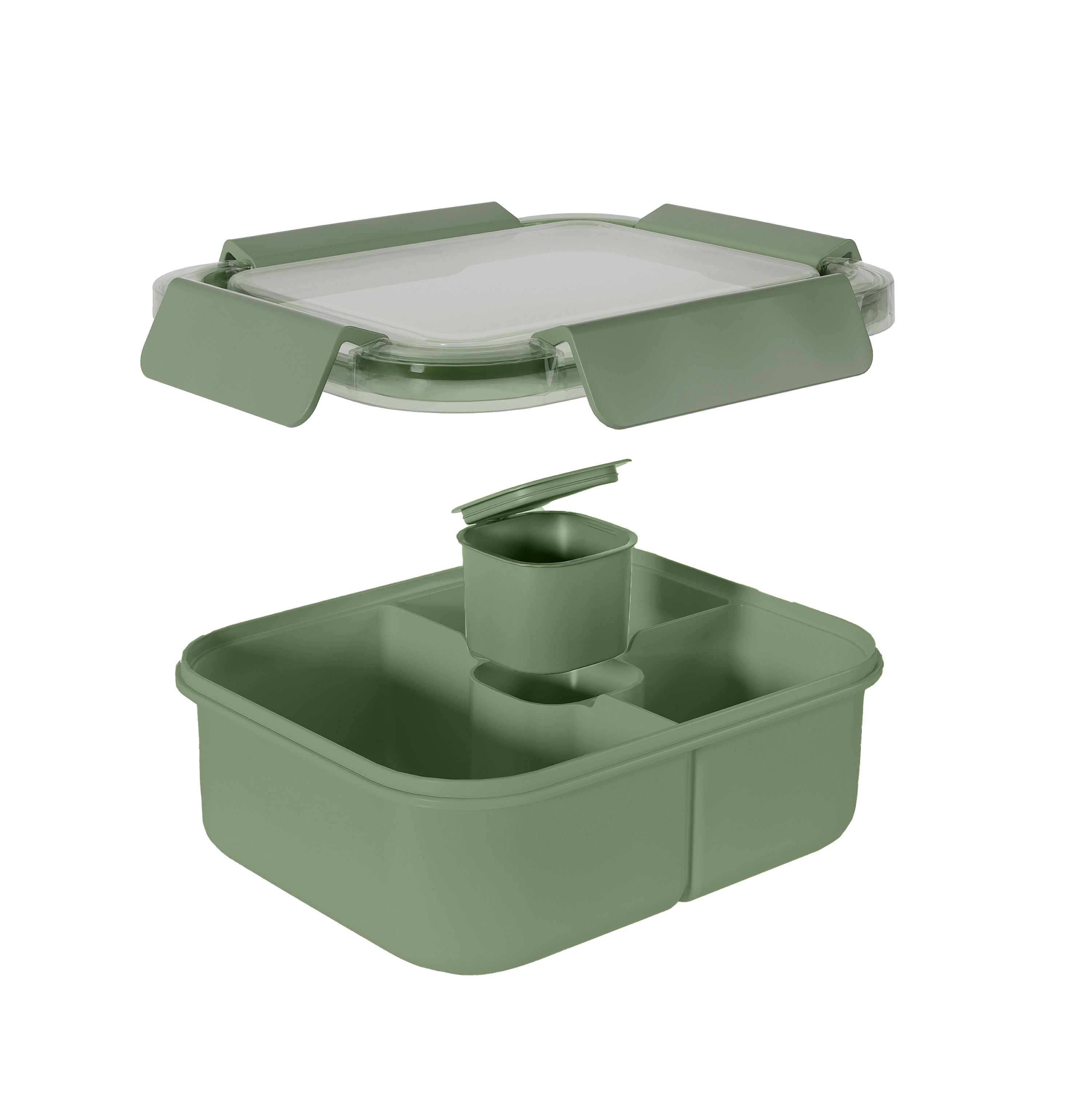 Wholesale gogosourcing Kids Bento Lunch Box Leakproof Lunch Box with 4 Compartments Kids Bento School Lunch Boxes Microwave Dishwasher Freezer Safe with DDP shipping and customization