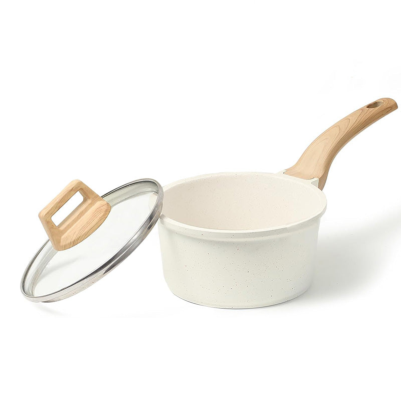 Wholesale gogosourcing 1.5QT Nonstick Sauce Pan with Lid, Stay-cool Handle, Multipurpose Handy Small Saucepan, Induction Capable with DDP shipping and customization